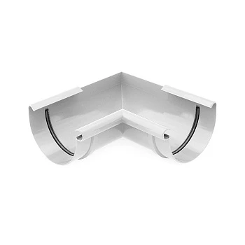 Внутренний угол 125 мм, 90 град белый /Гамрат/