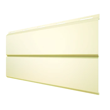 Сайдинг Lбрус 15х240 (ПЭ-01-1015-0,45) светлпя слоновая кость