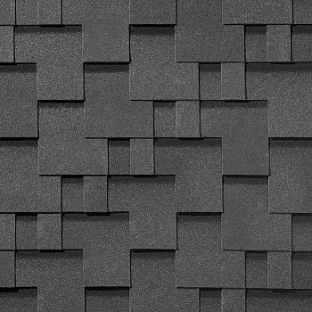 Гибкая черепица Quiet Tile Gallery Серый умбра 3 кв.м. 